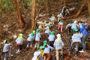 たっぷり遊び帰路につきます。急斜面もへっちゃら