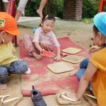 「ケーキがもうすぐやけるからね」