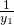 \frac{1}{y_1}