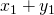 x_1+y_1